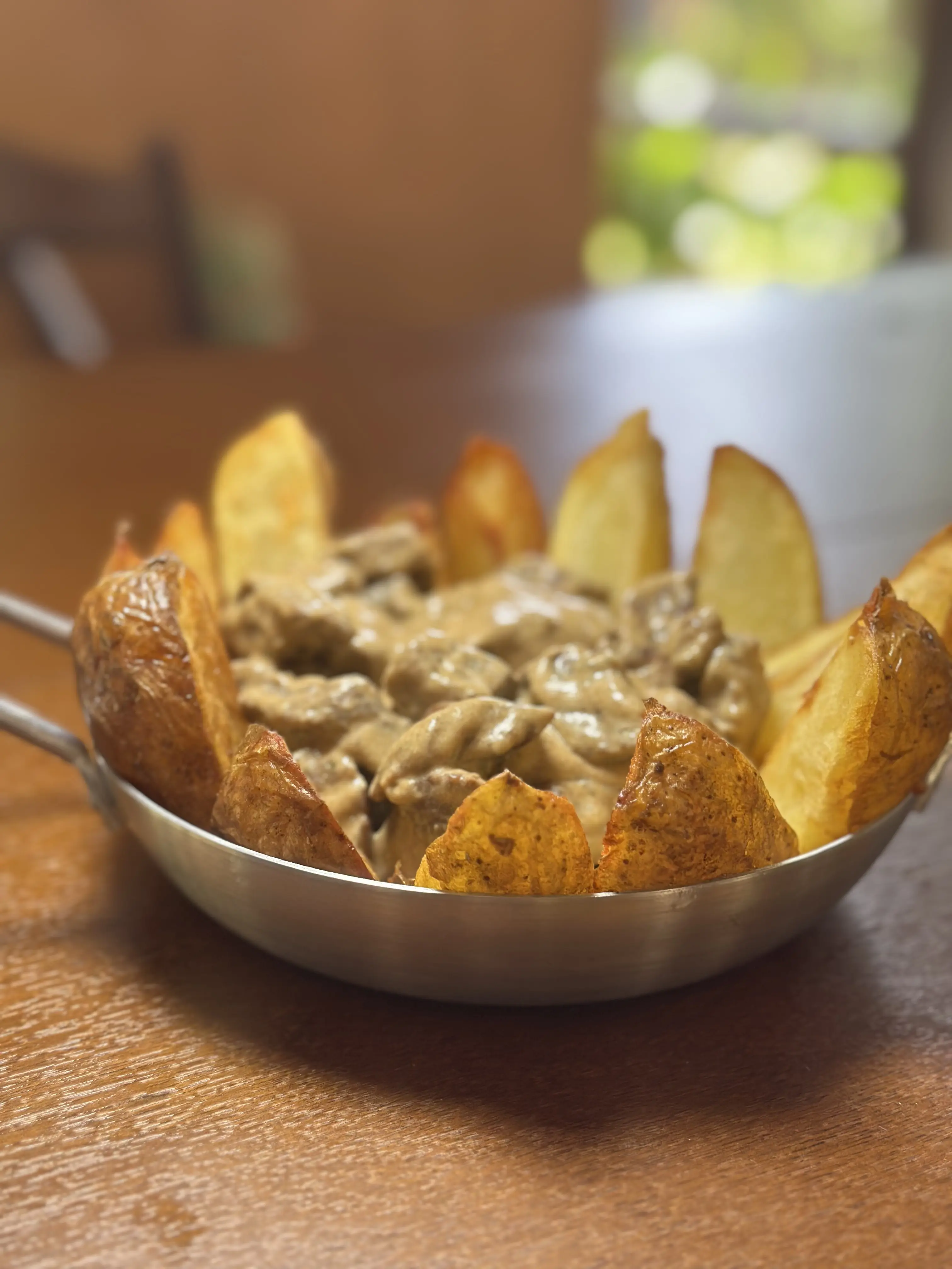 Carne ao Molho Gorgonzola