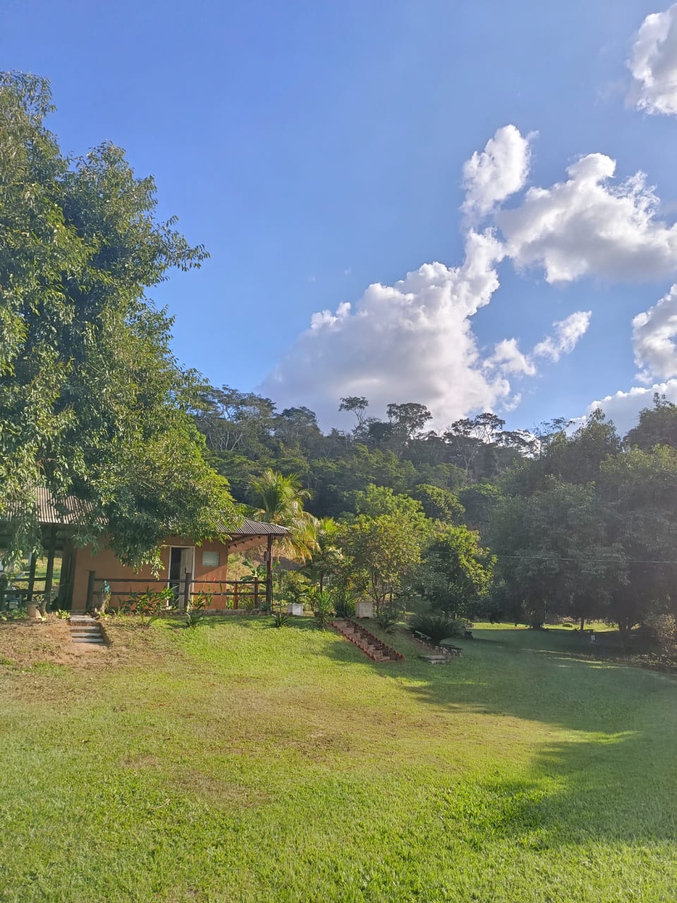 Amplos espaços para atividades recreativas